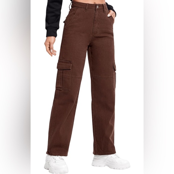 sweatyrocks Denim - High Waist cargo jeans